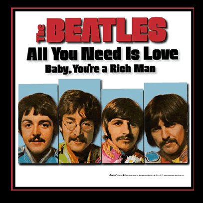 THE BEATLES - All You Need Is Love/Baby,  You're A Rich Man