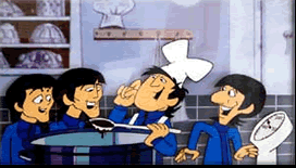 The Beatles Saturday Morning Cartoons - Hand Painted Cels