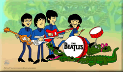 The Beatles Saturday Morning Cartoons - Hand Painted Cels