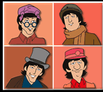 The Beatles Saturday Morning Cartoons - Hand Painted Cels