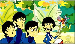 The Beatles Saturday Morning Cartoons - Hand Painted Cels
