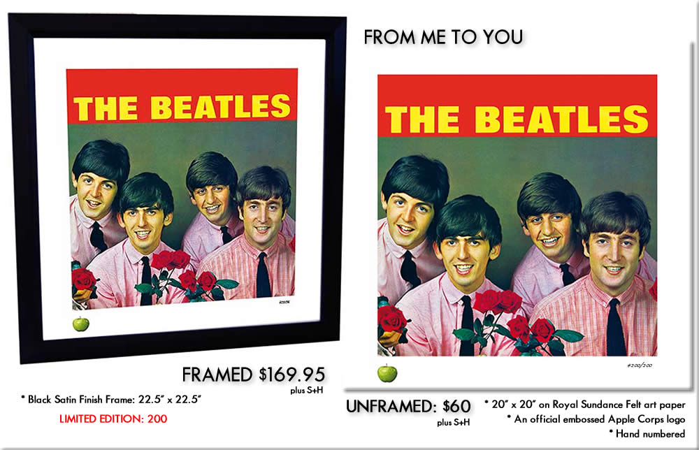 BEATLES SINGLES LITHOGRAPH - FROM ME TO YOU