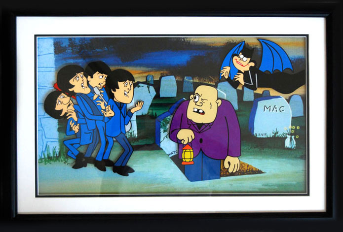 ACTUAL FRAMED HAND-PAINTED CEL
