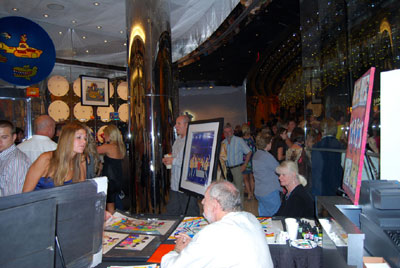CROWD GATHERS AFTER LOVE SHOW