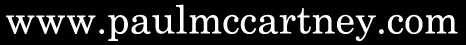 PAUL MCCARTNEY OFFICIAL SITE