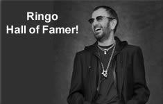 Ringo inducted into the Rock & Roll Hall of Fame