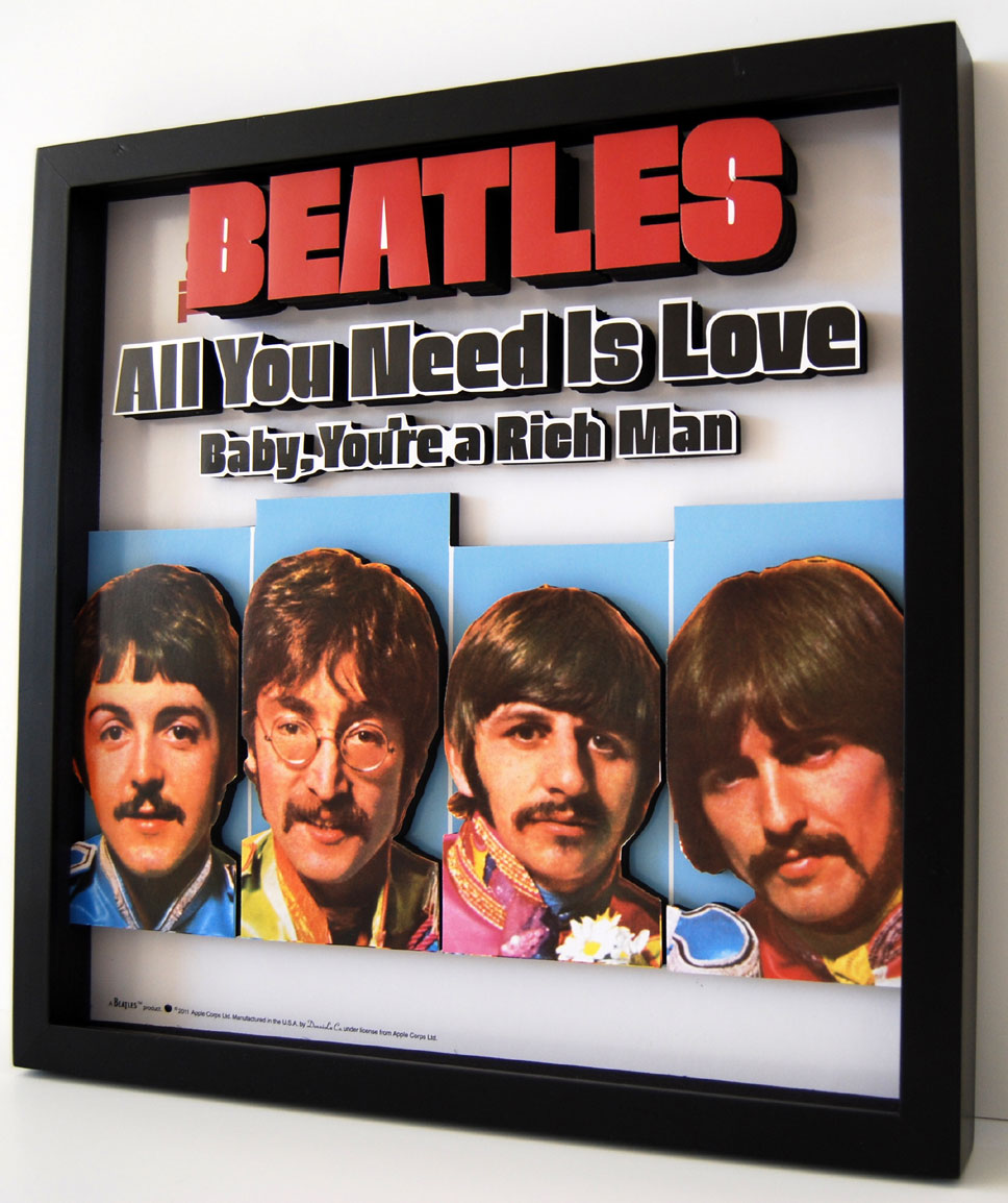 THE BEATLES - 45 3D SLEEVE ART