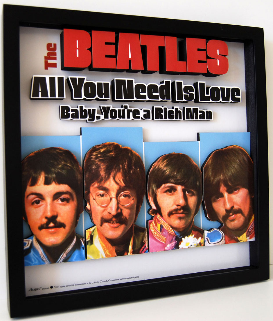 THE BEATLES - 45 3D SLEEVE ART