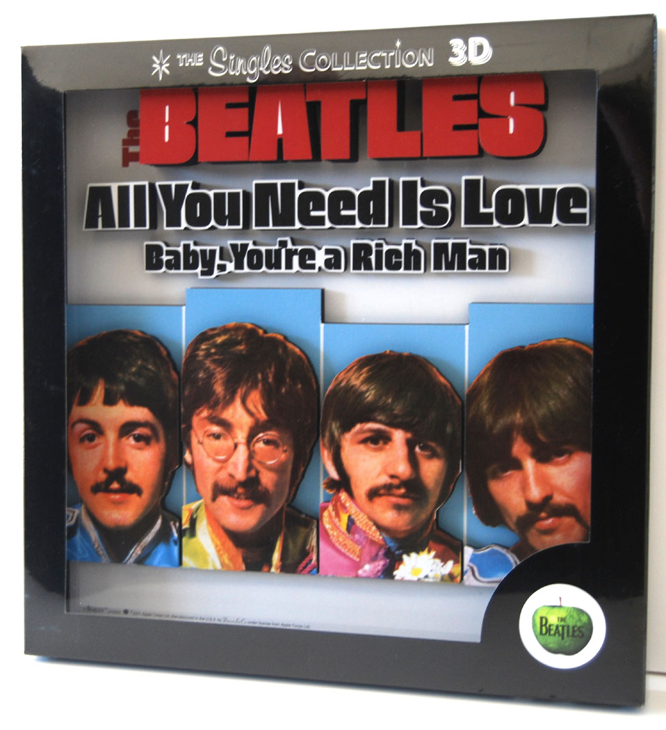 THE BEATLES - 45 3D SLEEVE ART