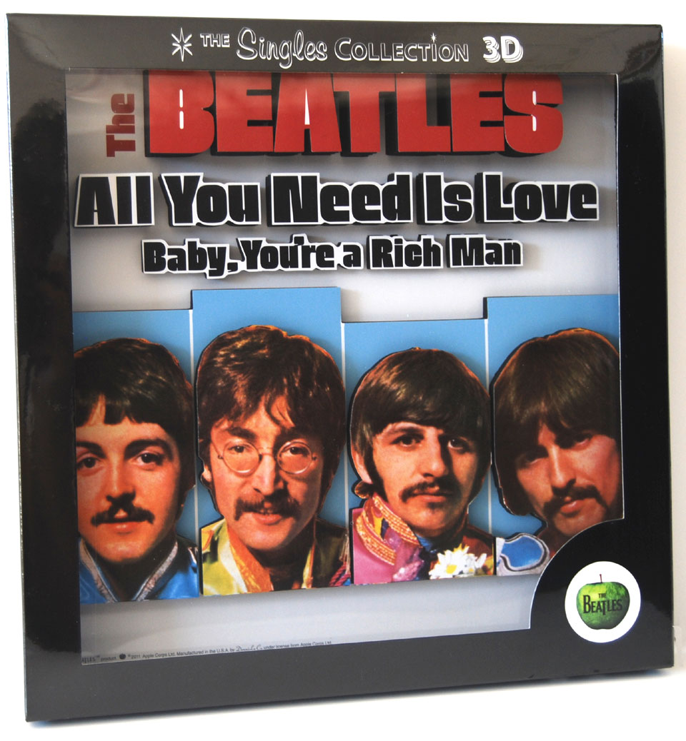 THE BEATLES - 45 3D SLEEVE ART