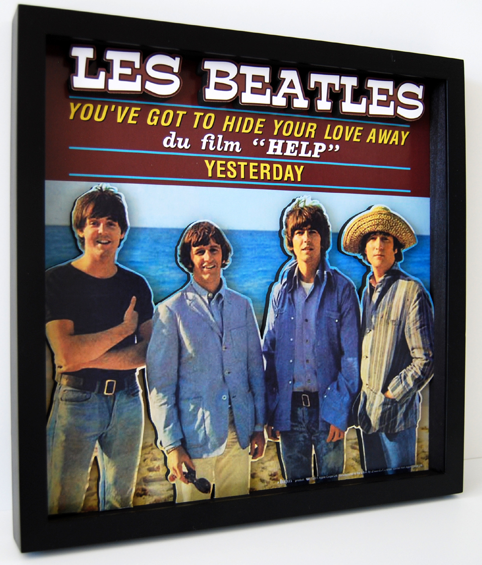 THE BEATLES - 45 3D SLEEVE ART