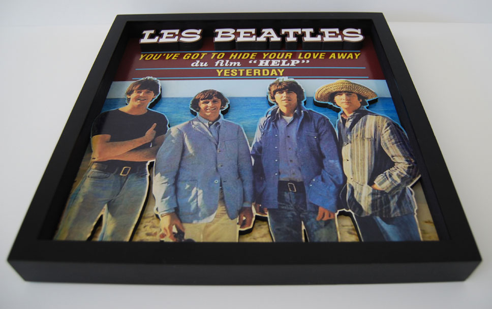 THE BEATLES - 45 3D SLEEVE ART
