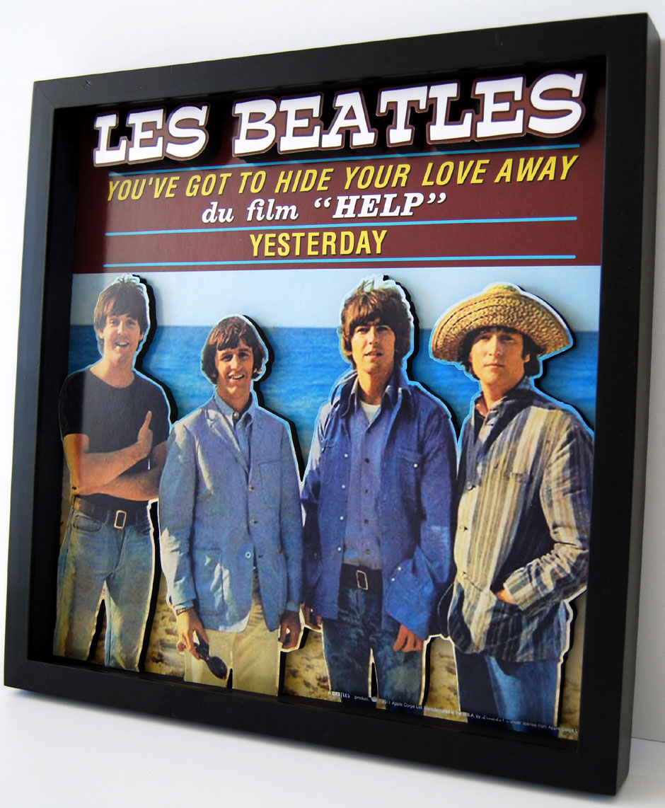THE BEATLES - 45  3D SLEEVE ART