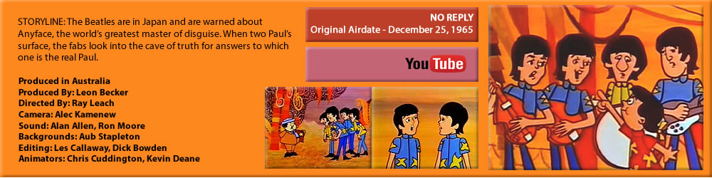 THE BEATLES CARTOON, "NO REPLY"